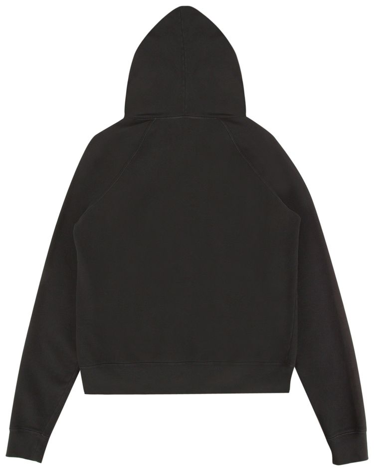 Saint Laurent Malibu Hoodie Raglan BlackWhiteMulti