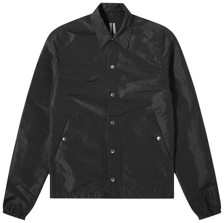 Rick Owens Bauhaus Snap Front Jacket Black