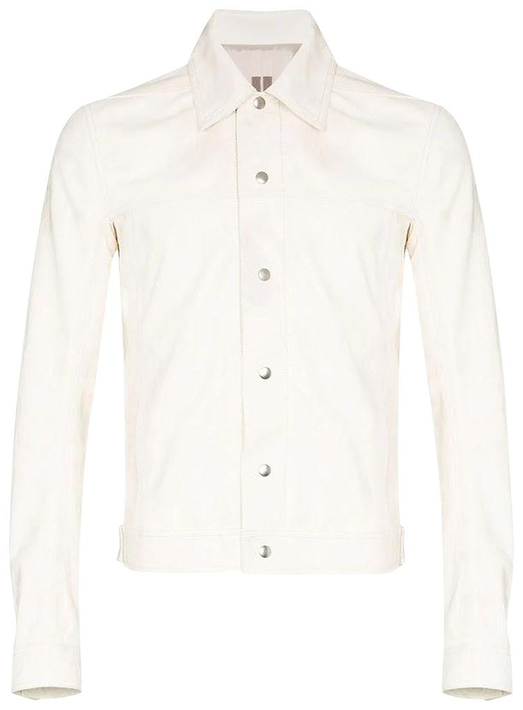 Rick Owens Worker Jacket White