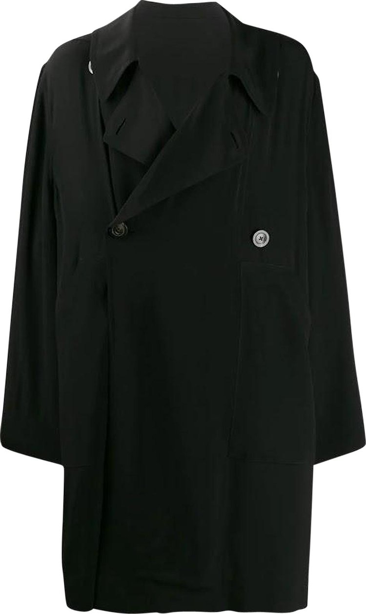 Buy Rick Owens Drella Parka Trench 'Black' - RU20S7978 CC 09 | GOAT