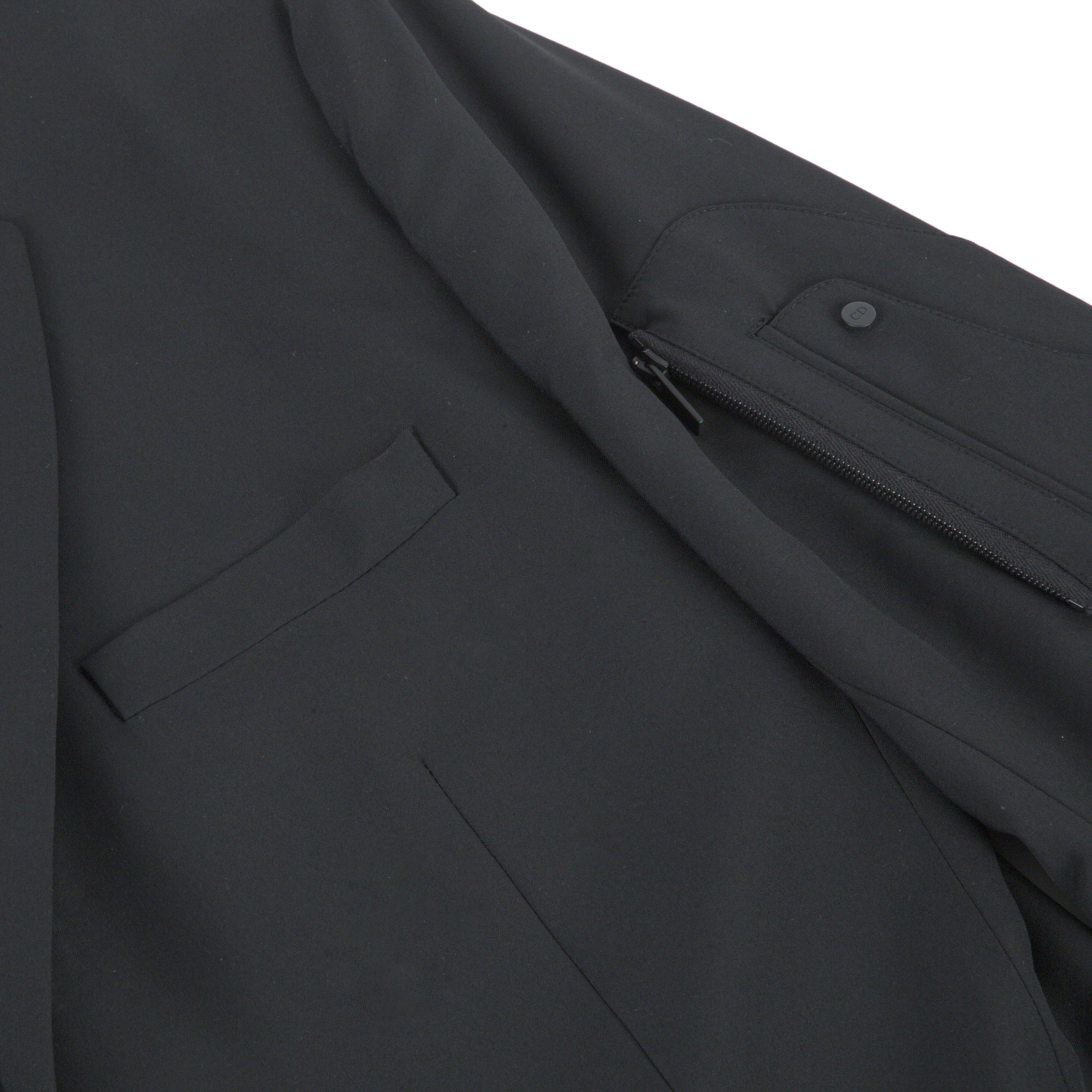 Buy Dior Saddle Pocket Blazer 'Black' - 013C211A3500 C900 | GOAT