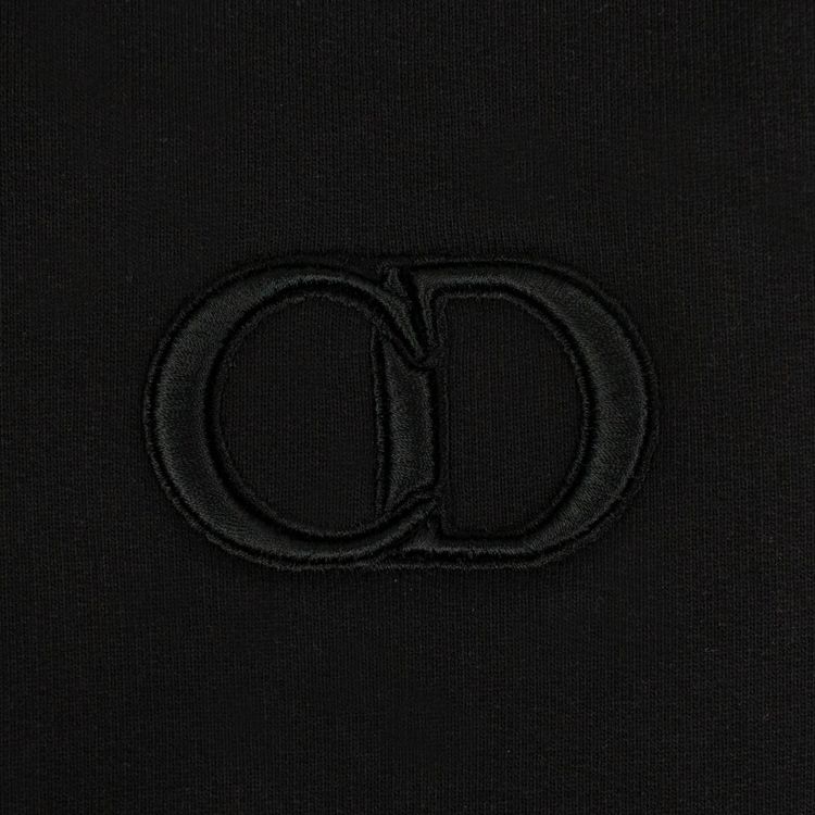 Dior CD Embroidered Hoodie   Core Collection Black