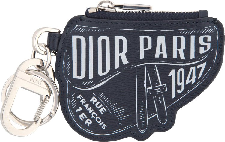 Dior Saddle Charm 'Navy'