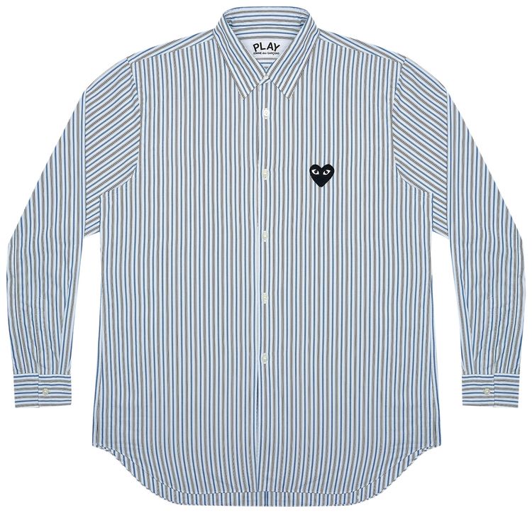 Comme des Garçons PLAY Button Down 'Blue/White/Black'