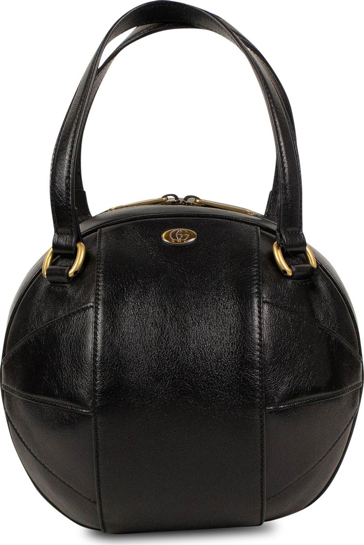 Gucci Leather Piuma Lux Baseball Handbag 'Black'