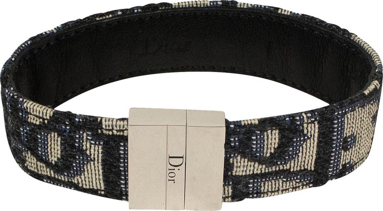 Dior Canvas Oblique Jacquard Bracelet 'Beige'