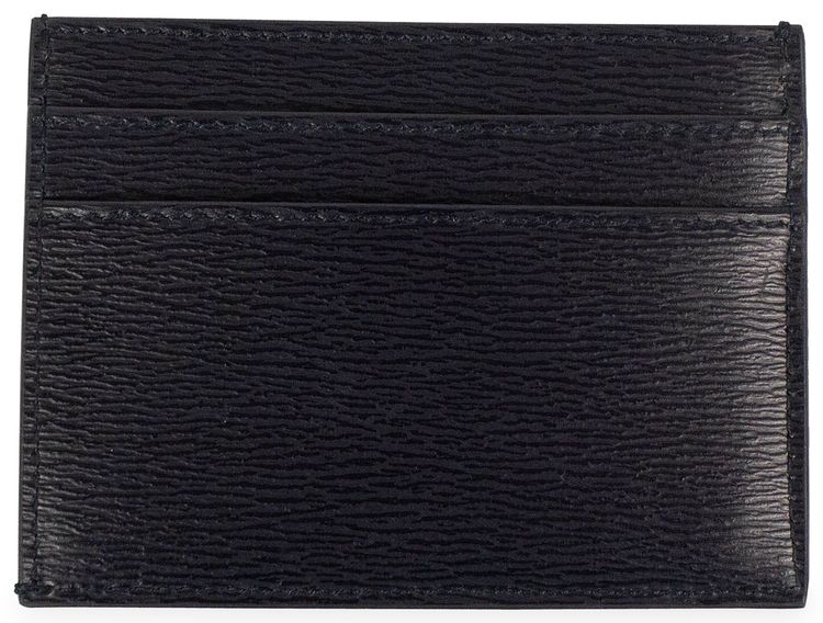 Dior Alex Foxton Print Card Holder Navy Blue