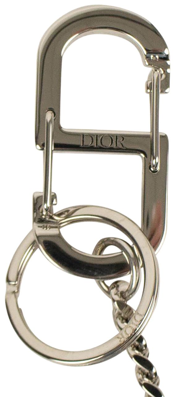 Dior Homme x KAWS Metal Openworked Bee Key Chain Silver