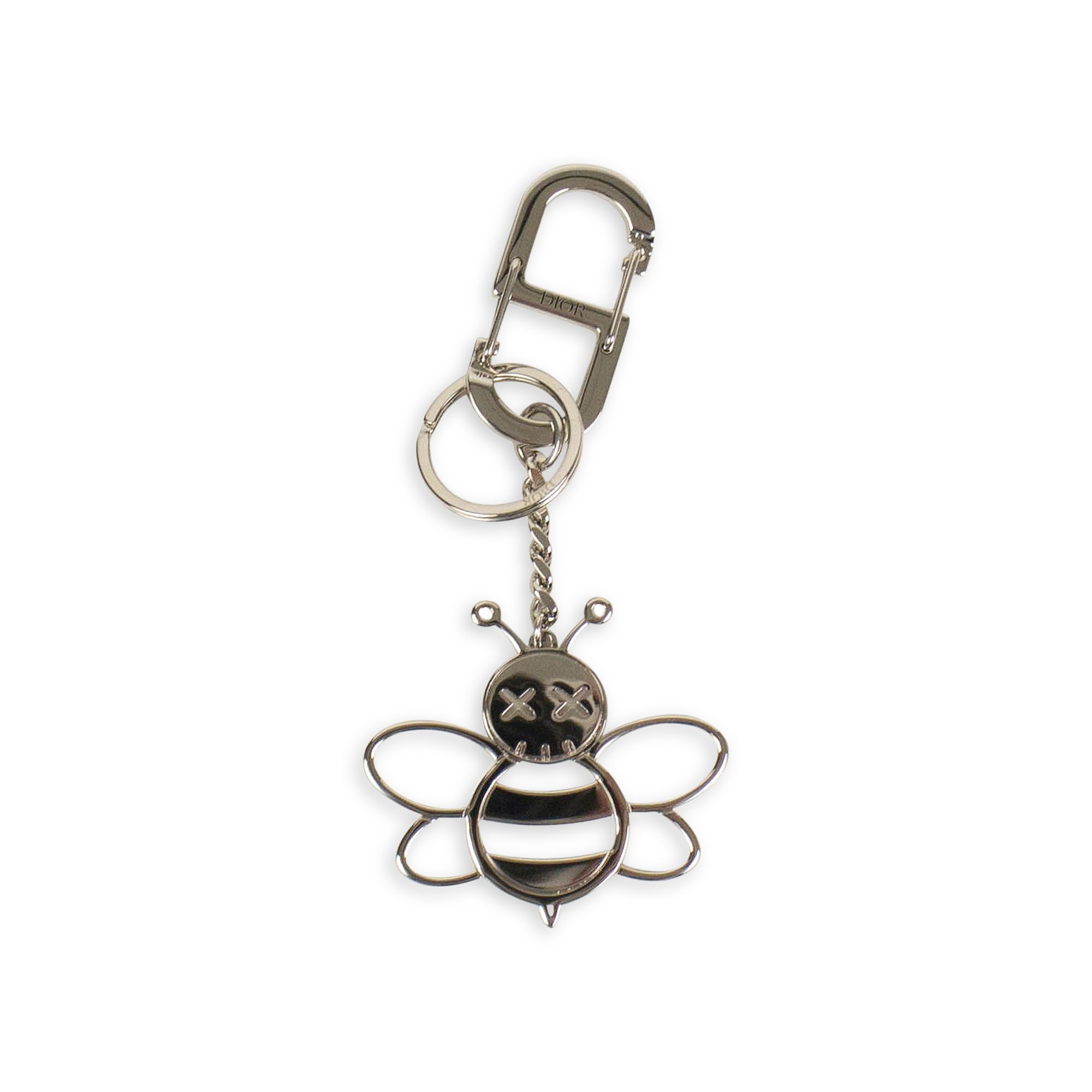 Buy Dior Homme x KAWS Metal Openworked Bee Key Chain 'Silver 