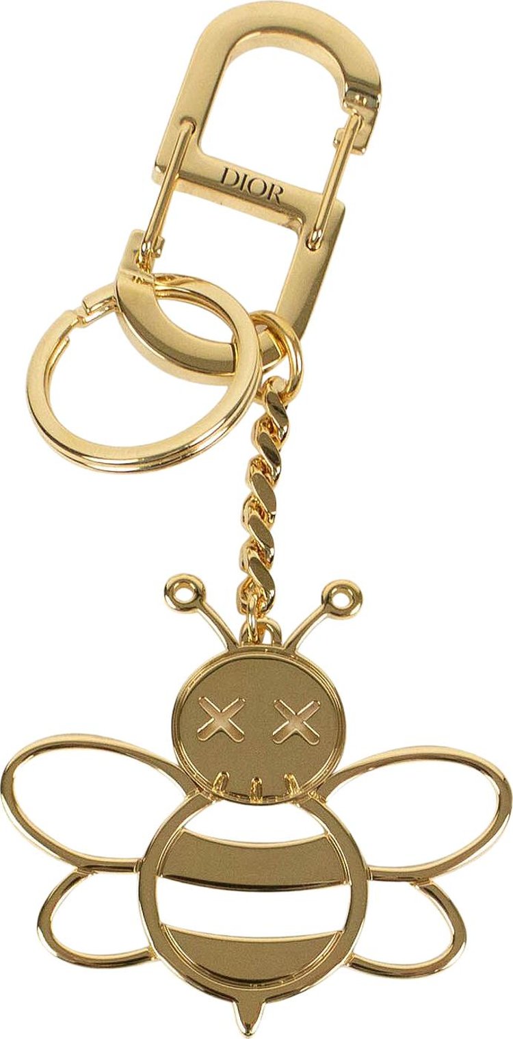 Dior Homme x KAWS Openworked Bee Key Chain 'Gold'