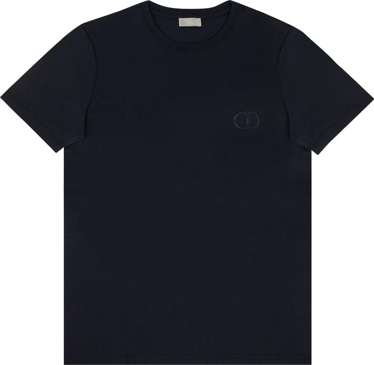 Dior CD Icon Short-Sleeve T-Shirt 'Navy Blue'