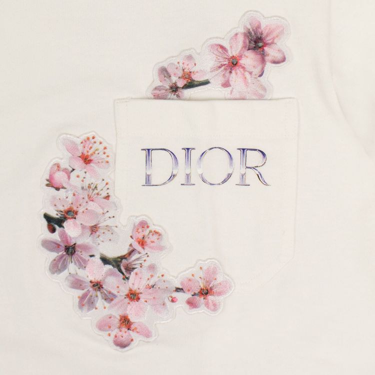 Dior Homme x Sorayama Floral T Shirt Off White