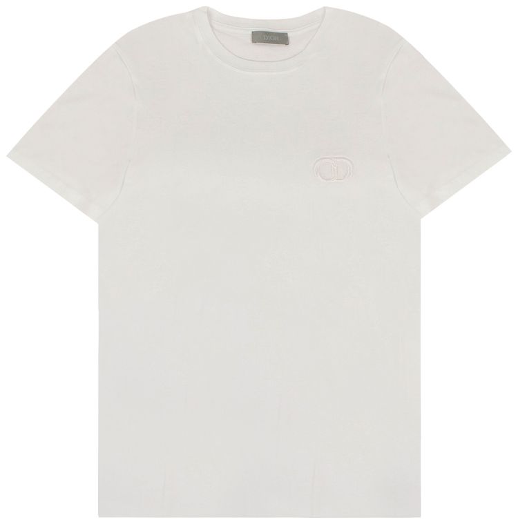 Dior CD Icon Short Sleeve T Shirt Gray