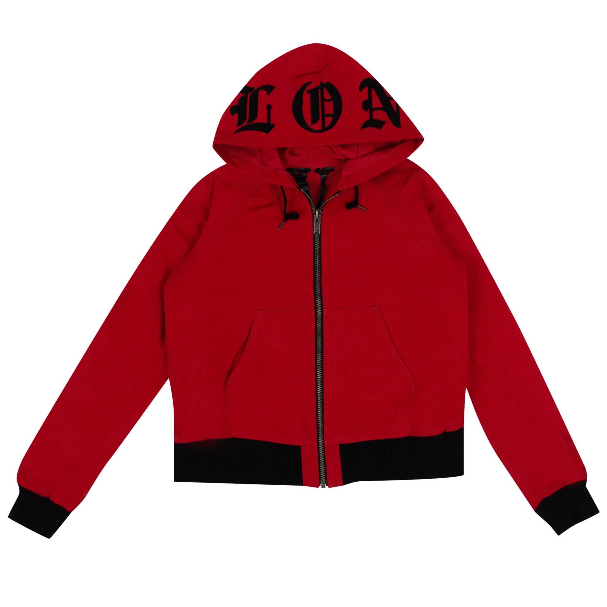 Buy Vlone Canvas Hoodie 'Red' - VLONE O 3 RED | GOAT