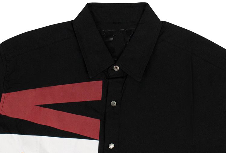 Vlone Long Sleeve Button Up Shirt Black