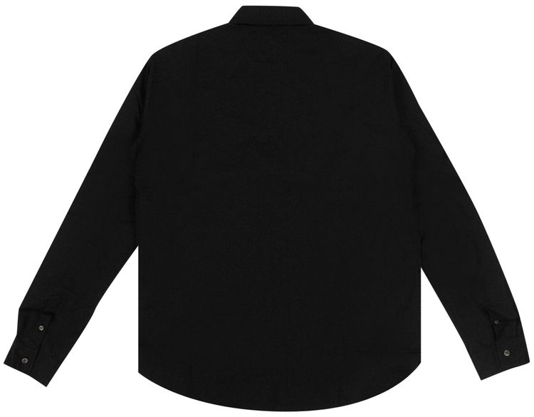 Vlone Long Sleeve Button Up Shirt Black