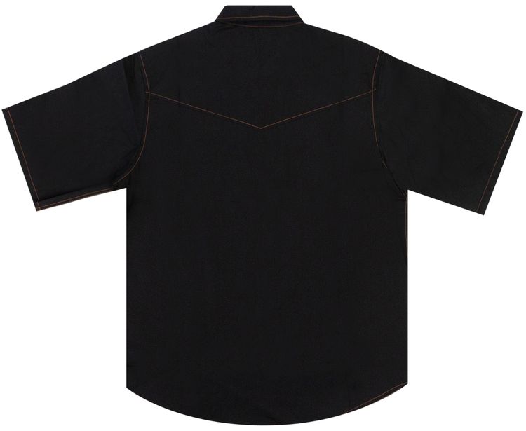 Vlone Short Sleeve Button Up Black