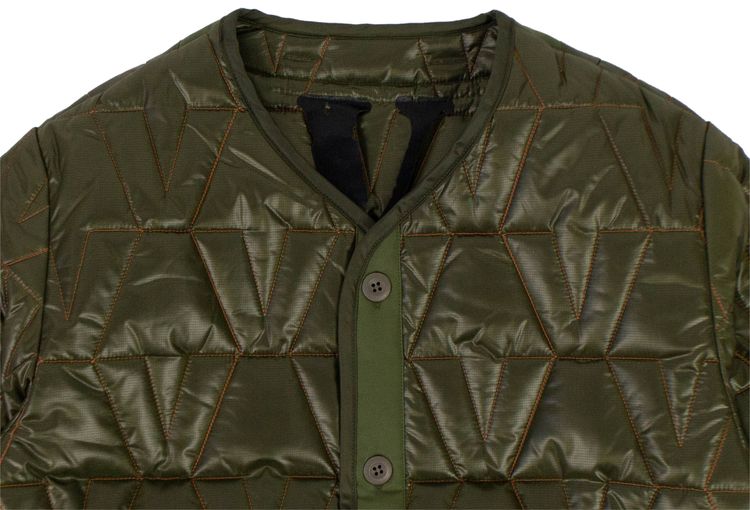Vlone Quilted Jacket Green
