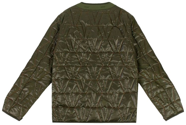 Vlone Quilted Jacket Green