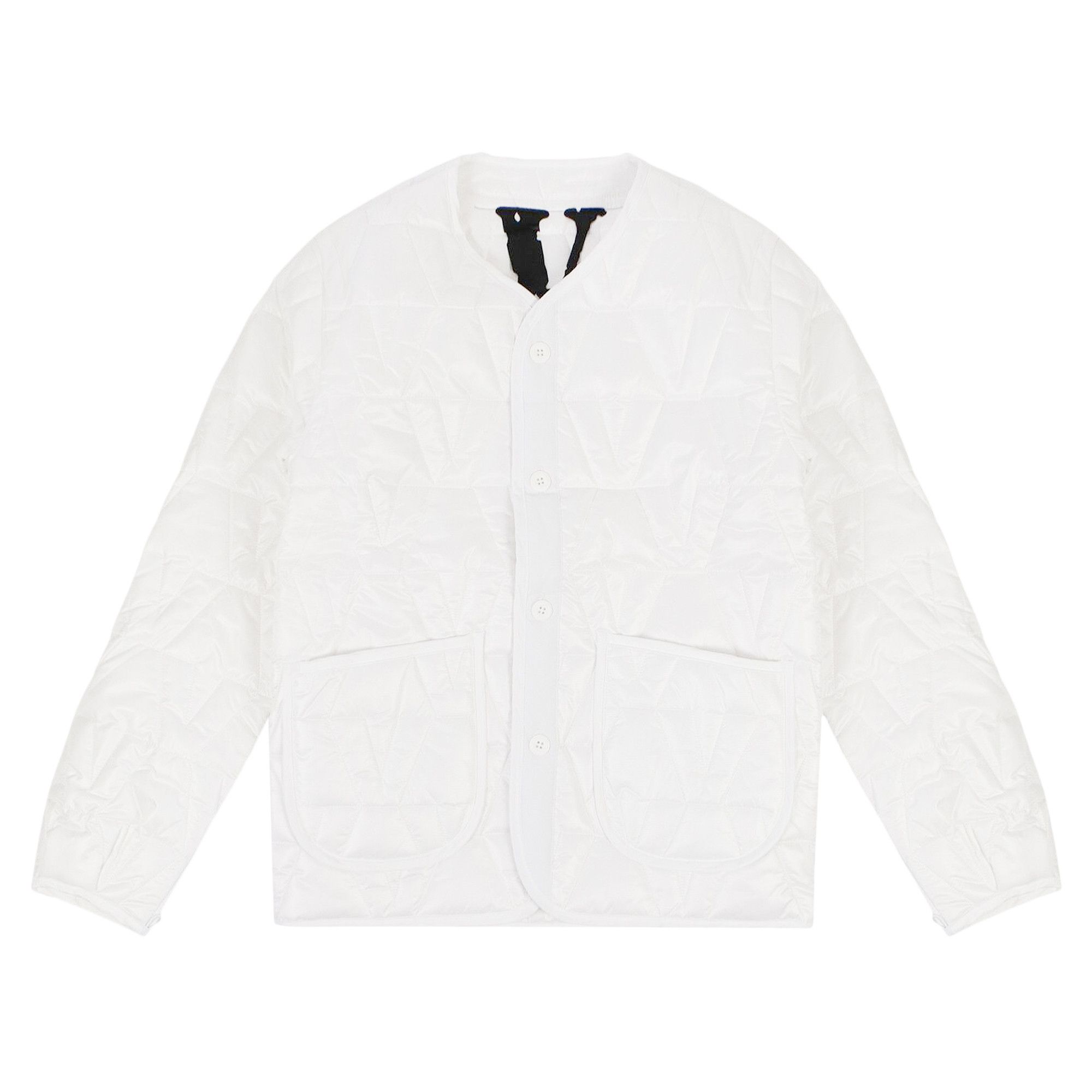 Buy Vlone Quilted Jacket White VLONE O 5 WHT GOAT