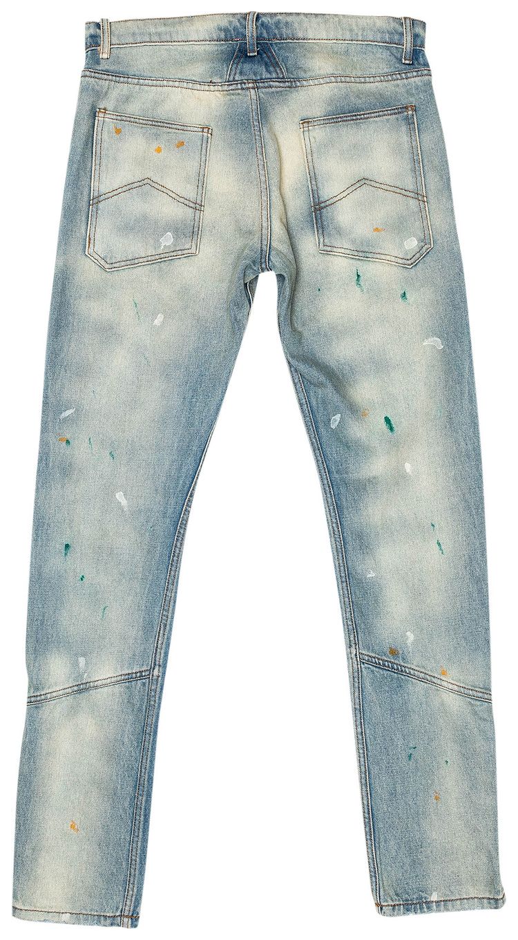 Rhude Splatter Denim Blue