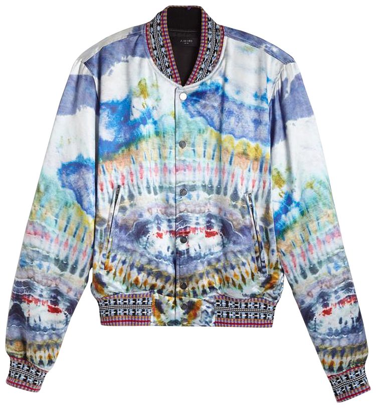 Amiri Tie Dye Bomber Multi Color