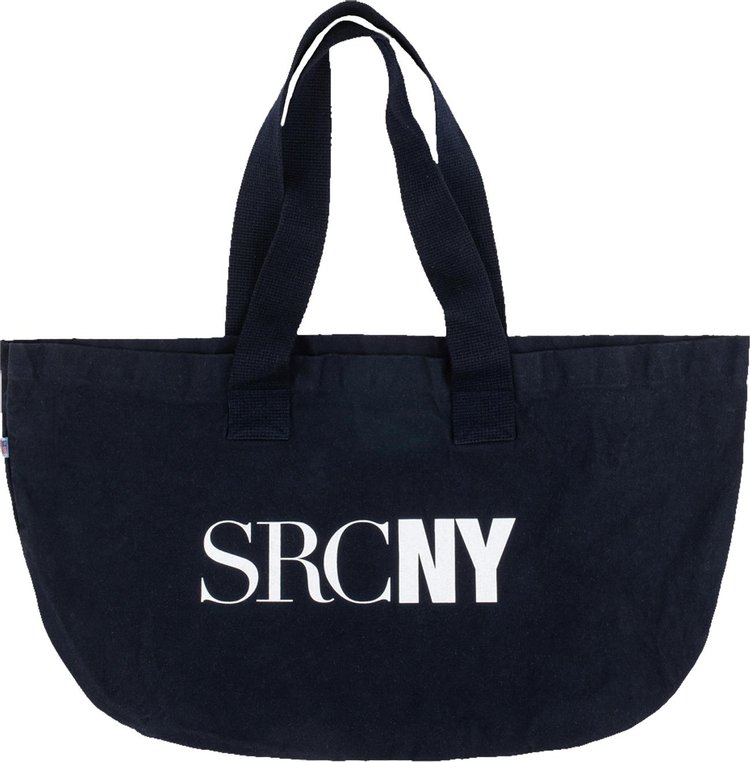 Sporty & Rich SRCNY Tote Bag 'Navy/White Print'