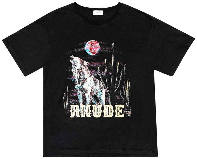 Rhude Coyote T Shirt Black