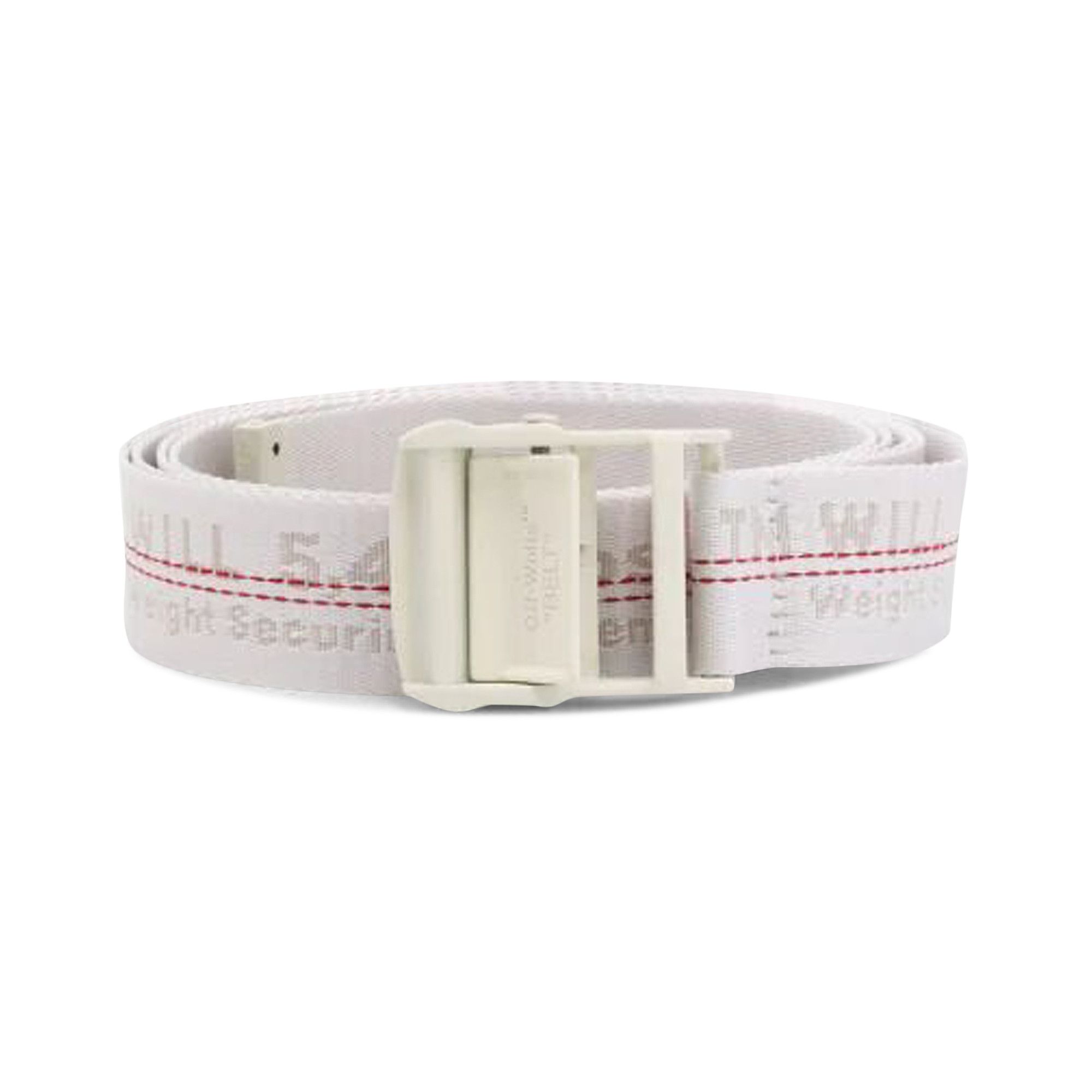 Off-White CLASSIC INDUSTRIAL BELT(レディース) OFF-WHITE Belt Classic Industrial White/White in Leather - US