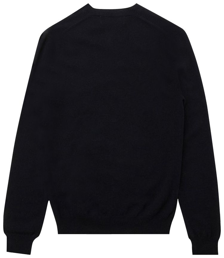 Comme des Garcons PLAY Small Heart Sweater Navy