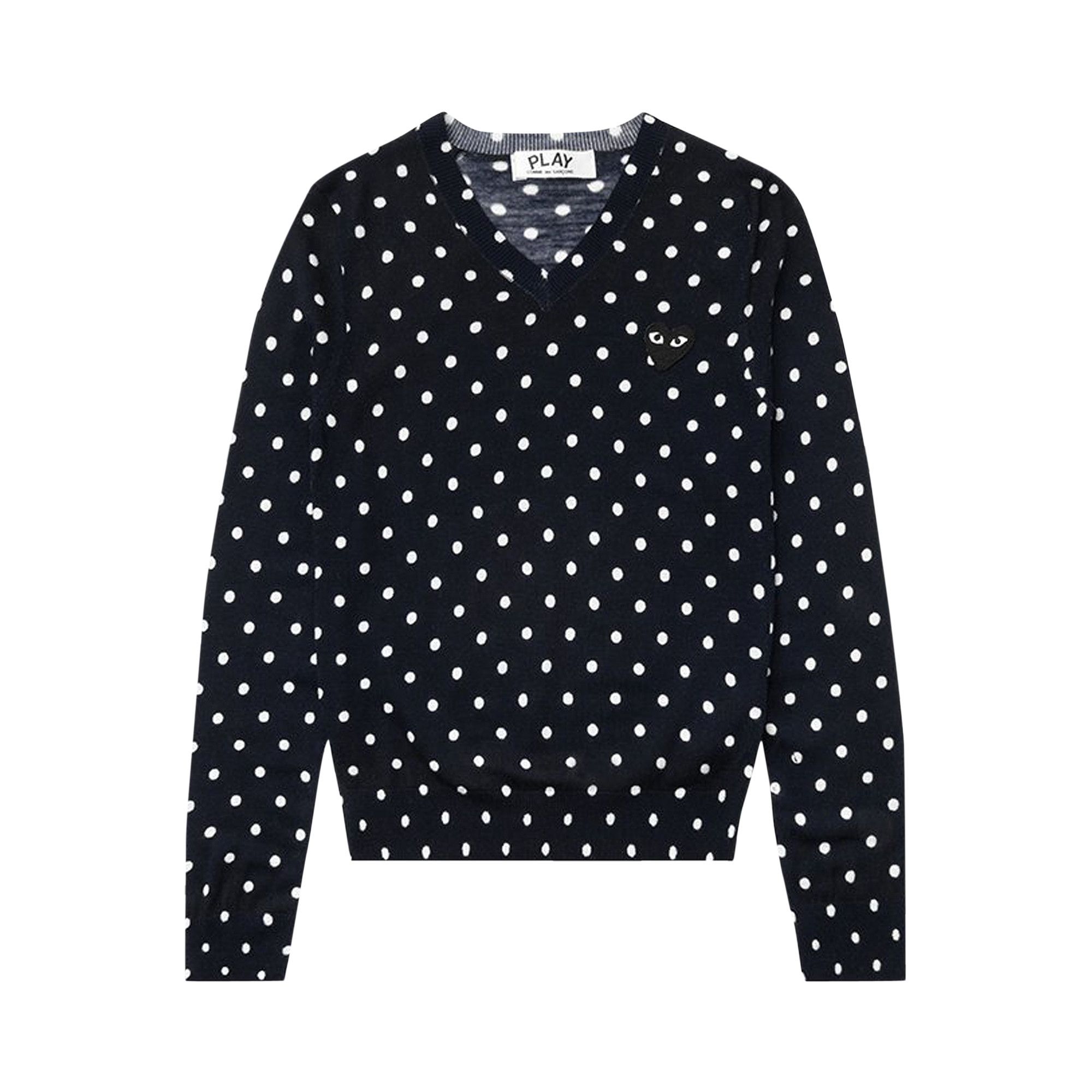Comme des garcons polka dot sweater store