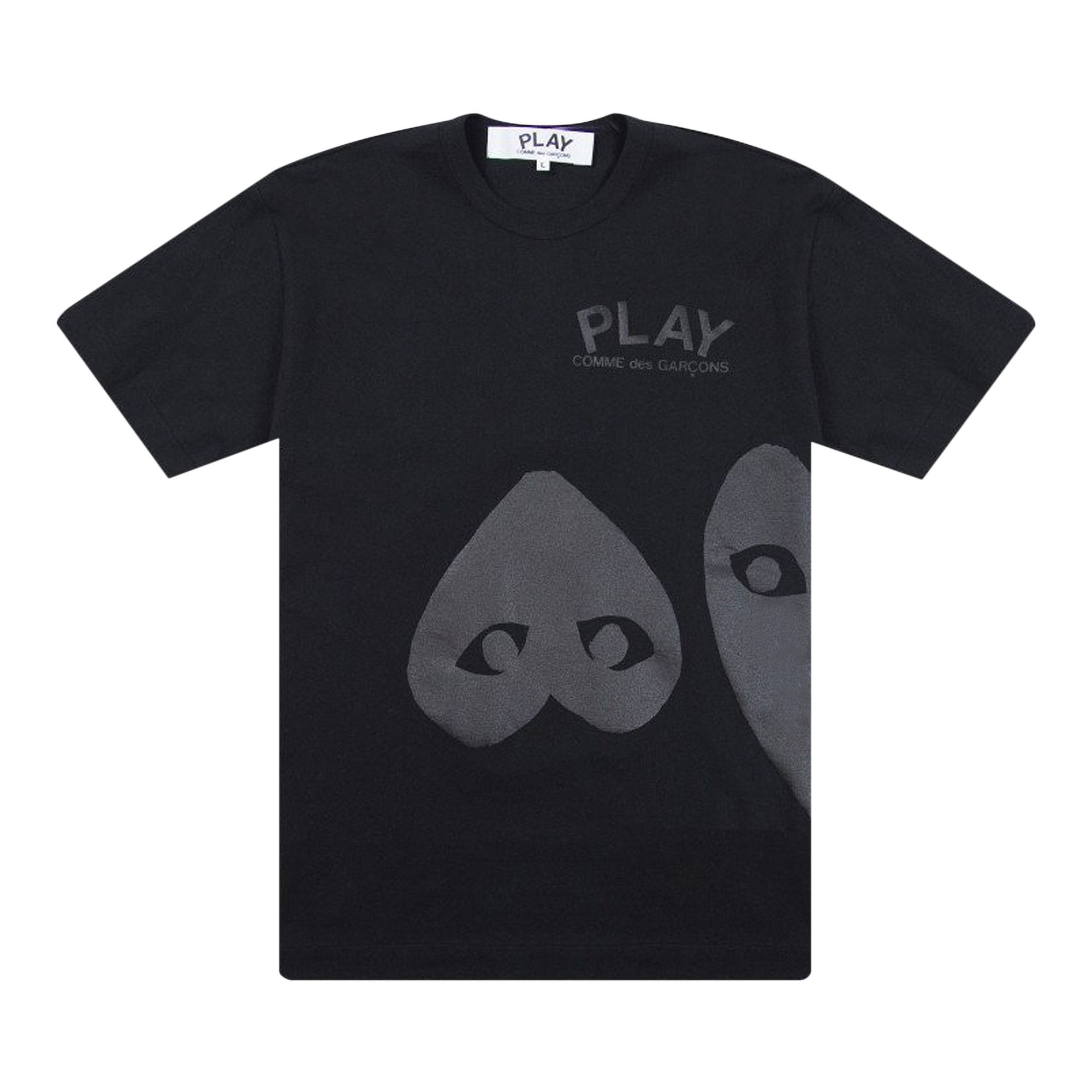Commes de garcon t shirt black shop