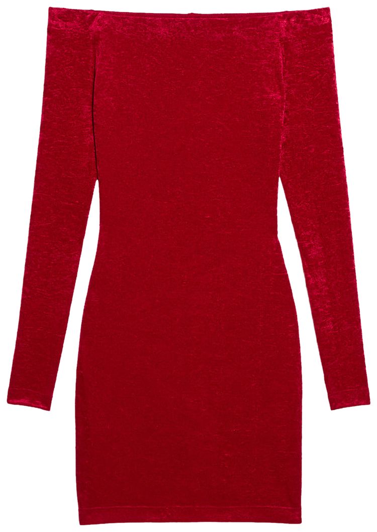 Balenciaga Cycling Mini Dress Garnet