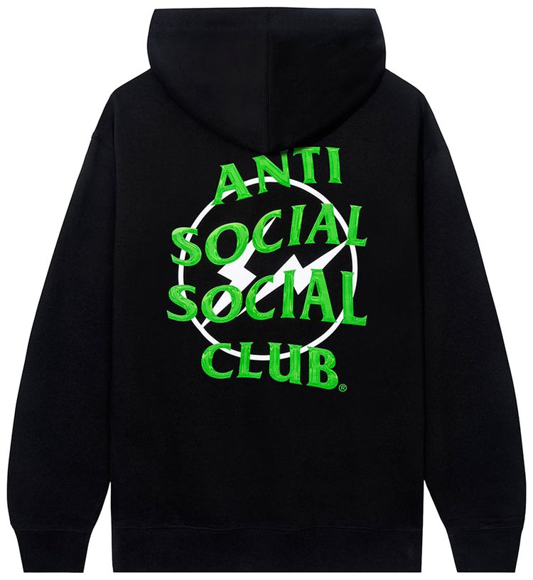 Anti Social Social Club x Fragment Precious Petals Hoodie BlackGreen