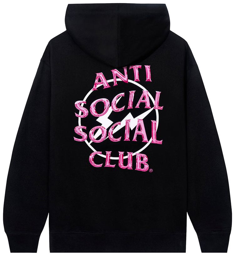 Anti Social Social Club x Fragment Precious Petals Hoodie BlackPink