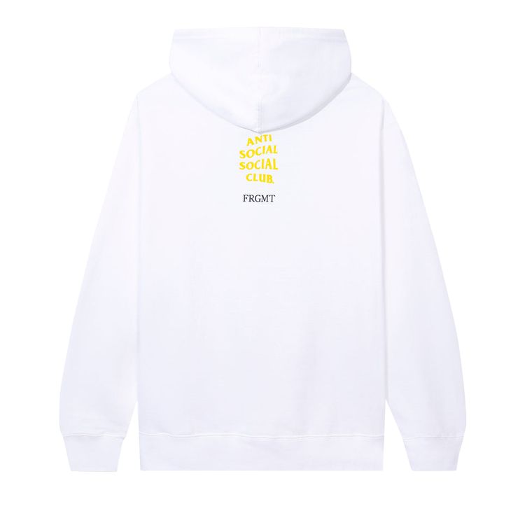 Anti Social Social Club x Fragment Called Interference Hoodie White