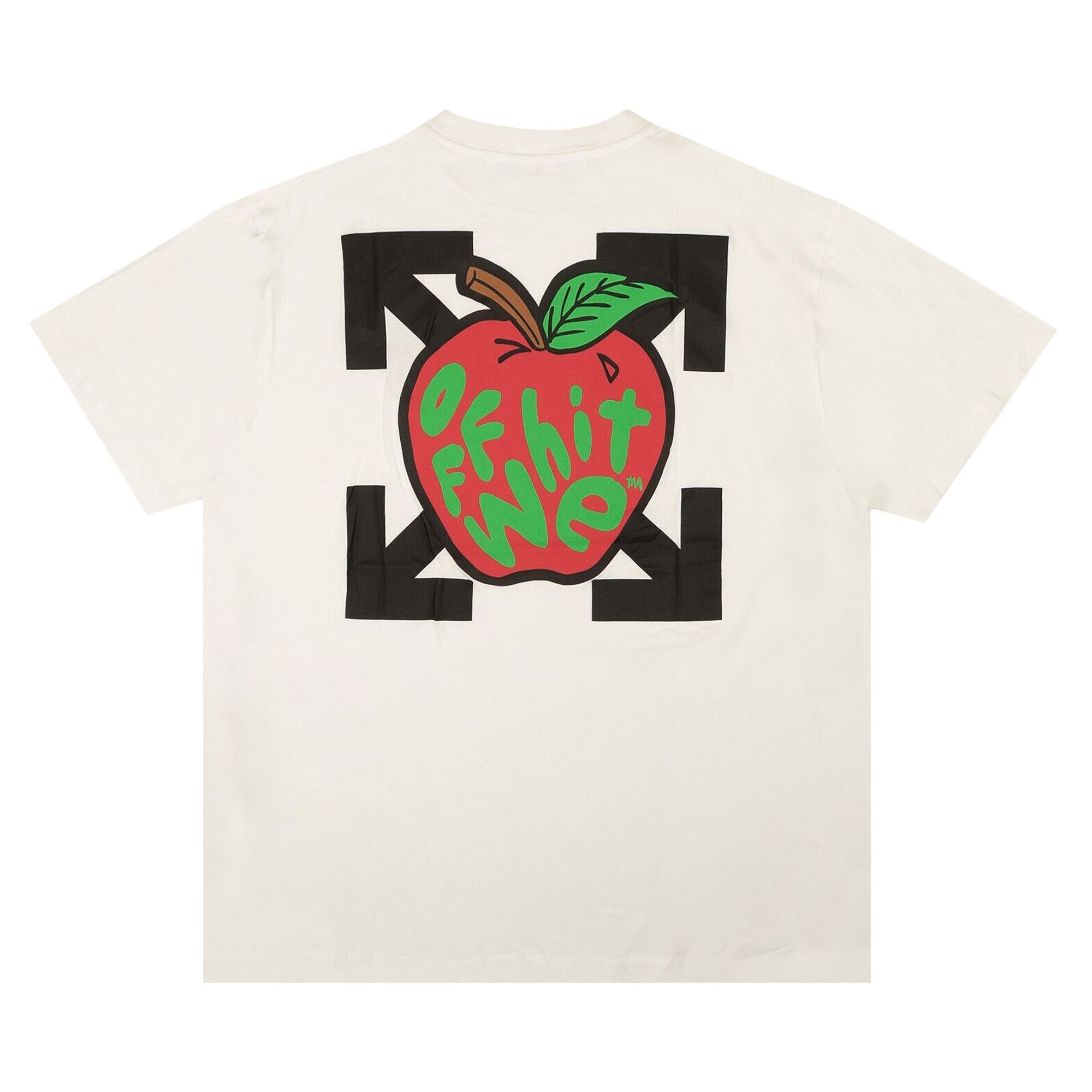 Buy Off-White Apple Over Tee 'White/Red