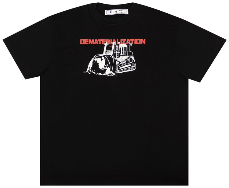 Off White Dematerialization Over Tee Black