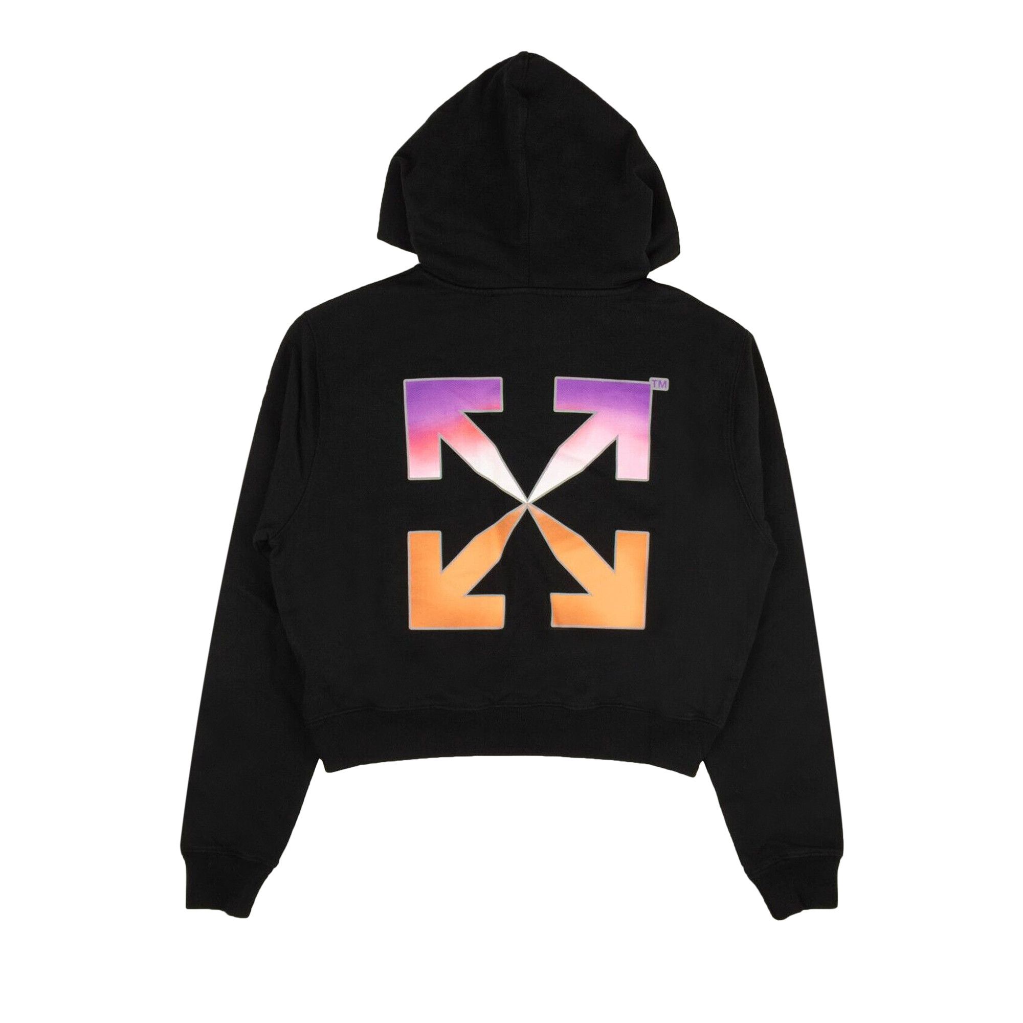 Off white black gradient hoodie 2025