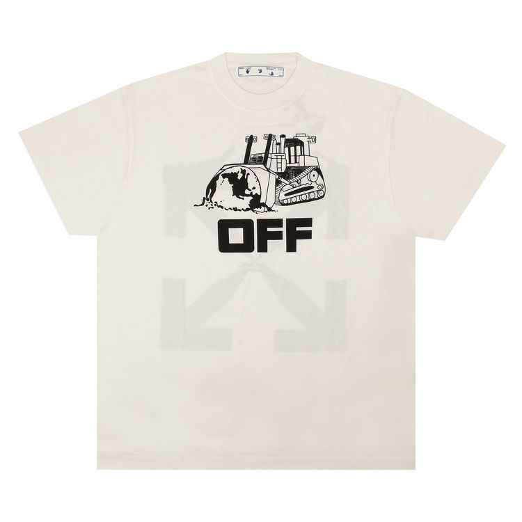 Off White Excavator T Shirt White