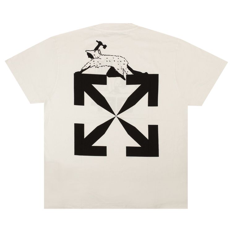 Off White Excavator T Shirt White