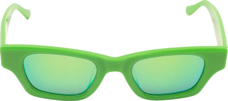 Ambush Rectangle Ray Sunglasses 'Green'