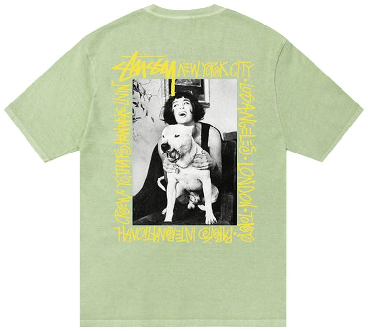 Stussy How Were Livin Pigment Dyed Tee Sage