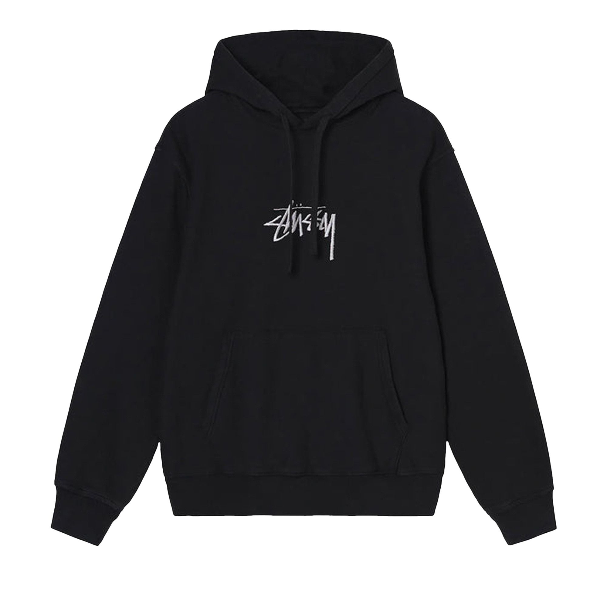 Size xxl Stussy Stock Logo Applique Hood Black