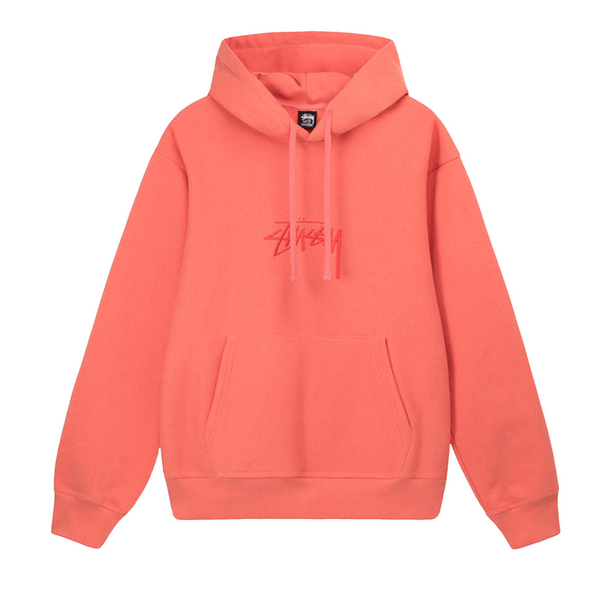 Buy Stussy Stock Logo Appliqué Hood 'Rose' - 118475 ROSE | GOAT