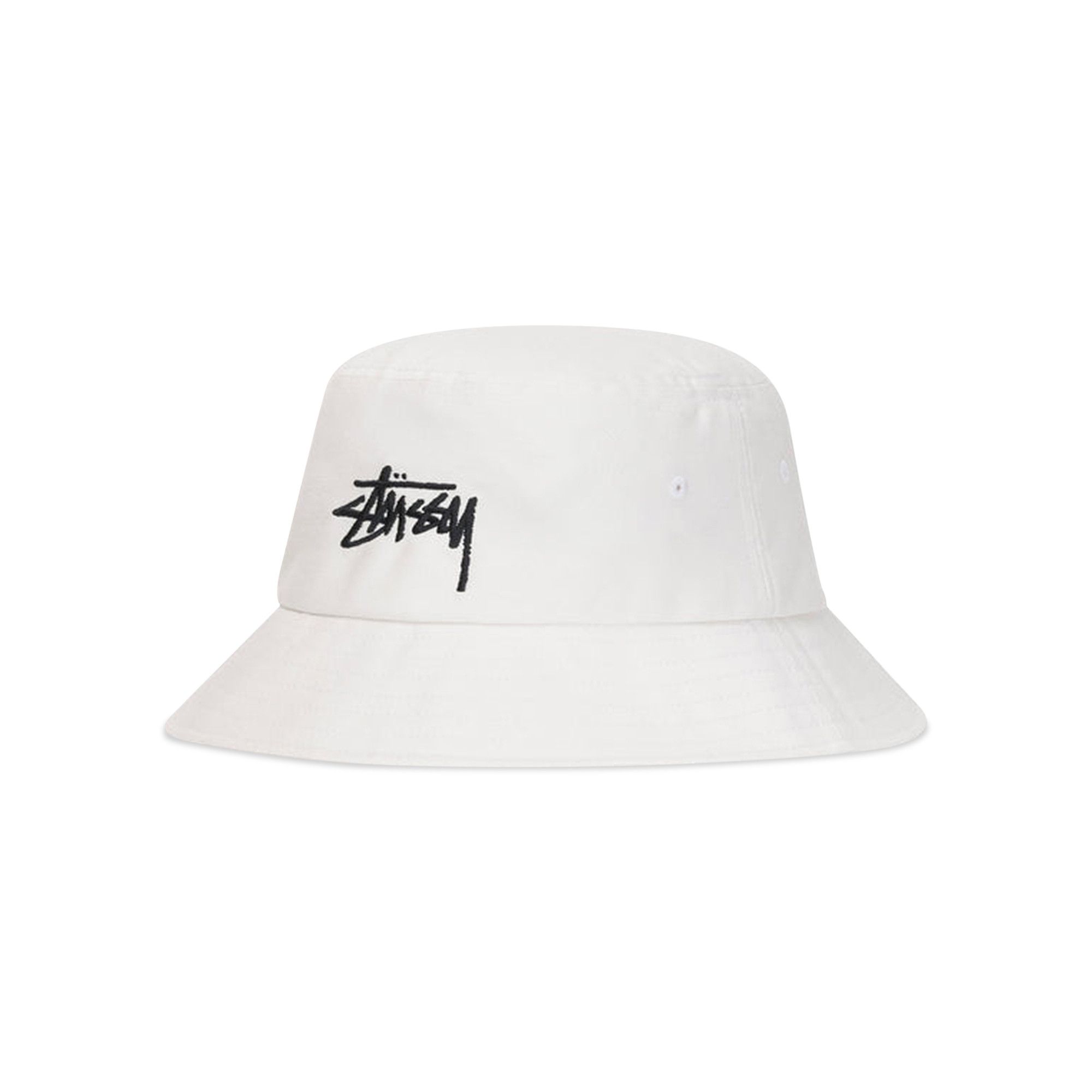 Buy Stussy Big Stock Bucket Hat 'White' - 1321132 WHIT | GOAT
