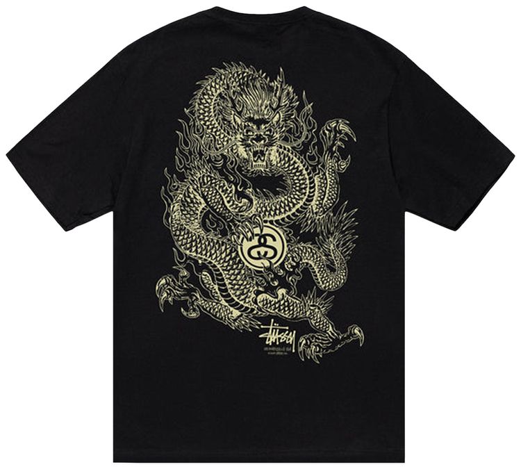 Stussy Dragon Tee Black