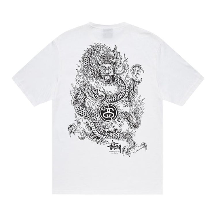 Stussy Dragon Tee White