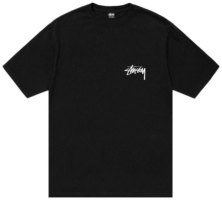Stussy How Were Livin Pigment Dyed Tee Black