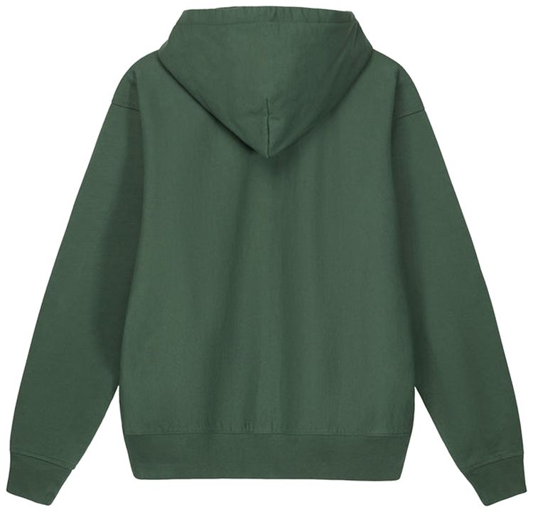 Stussy Stock Logo Zip Hood Forest